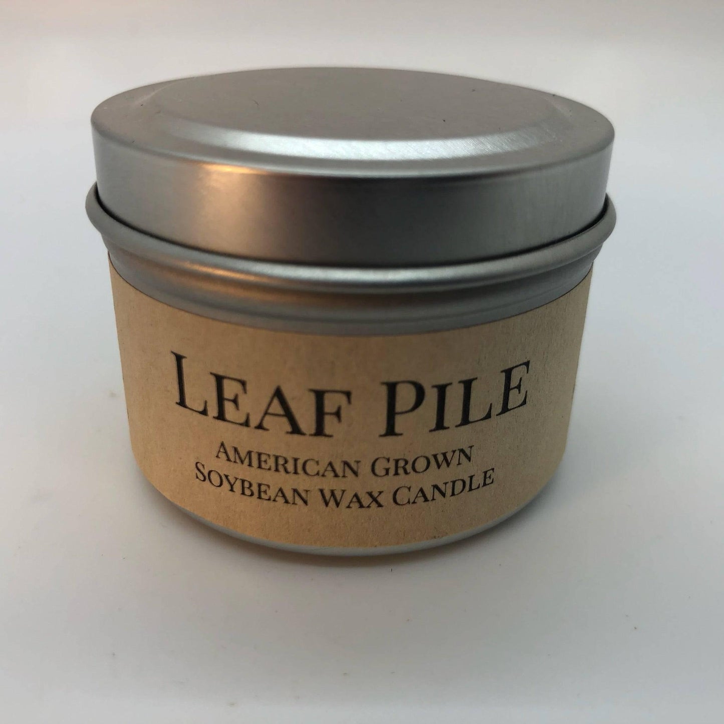 Leaf Pile Soy Wax Candle | 2 oz Travel Tin-1