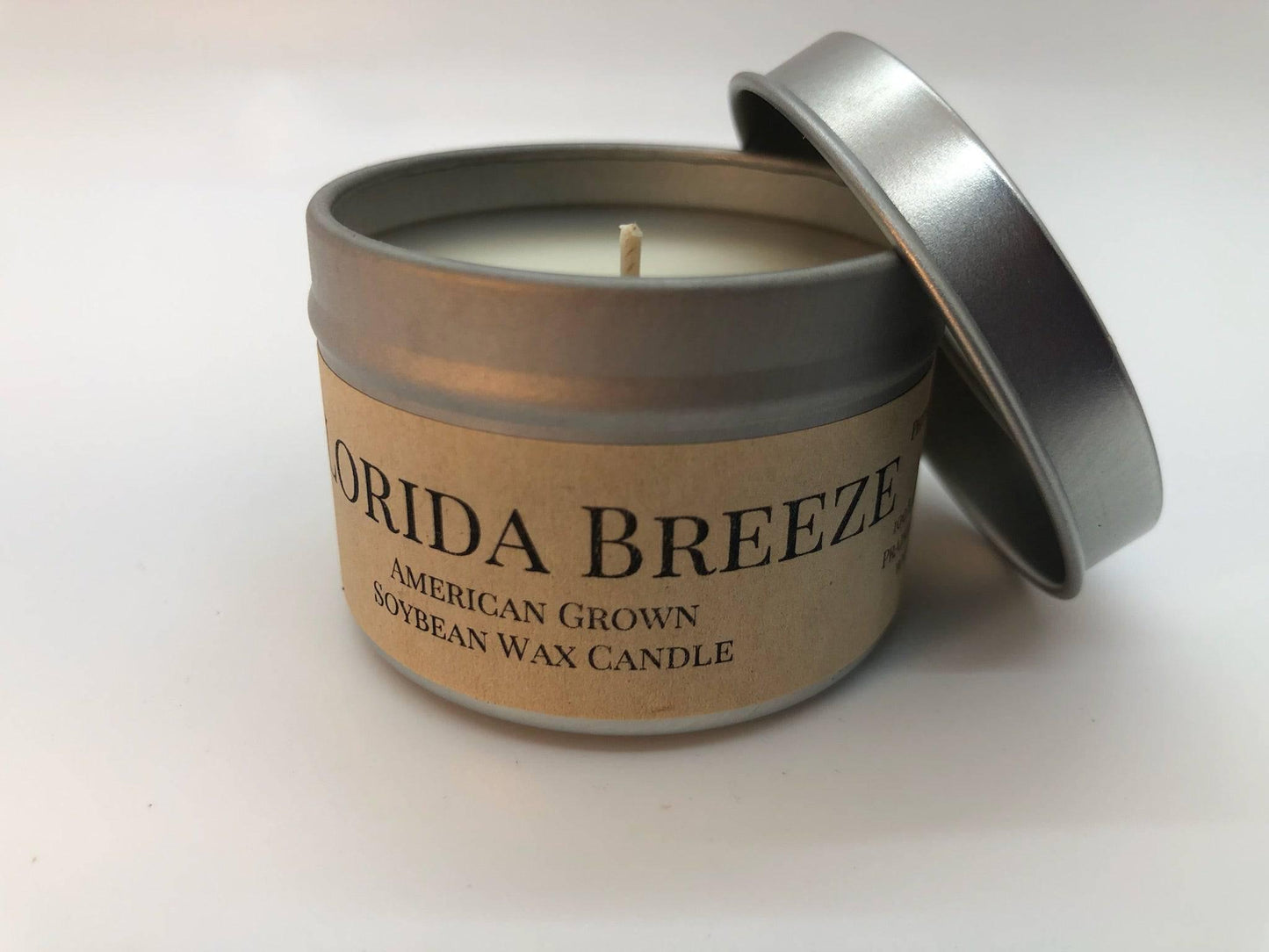 Florida Breeze Soy Wax Candle | 2 oz Travel Tin-2