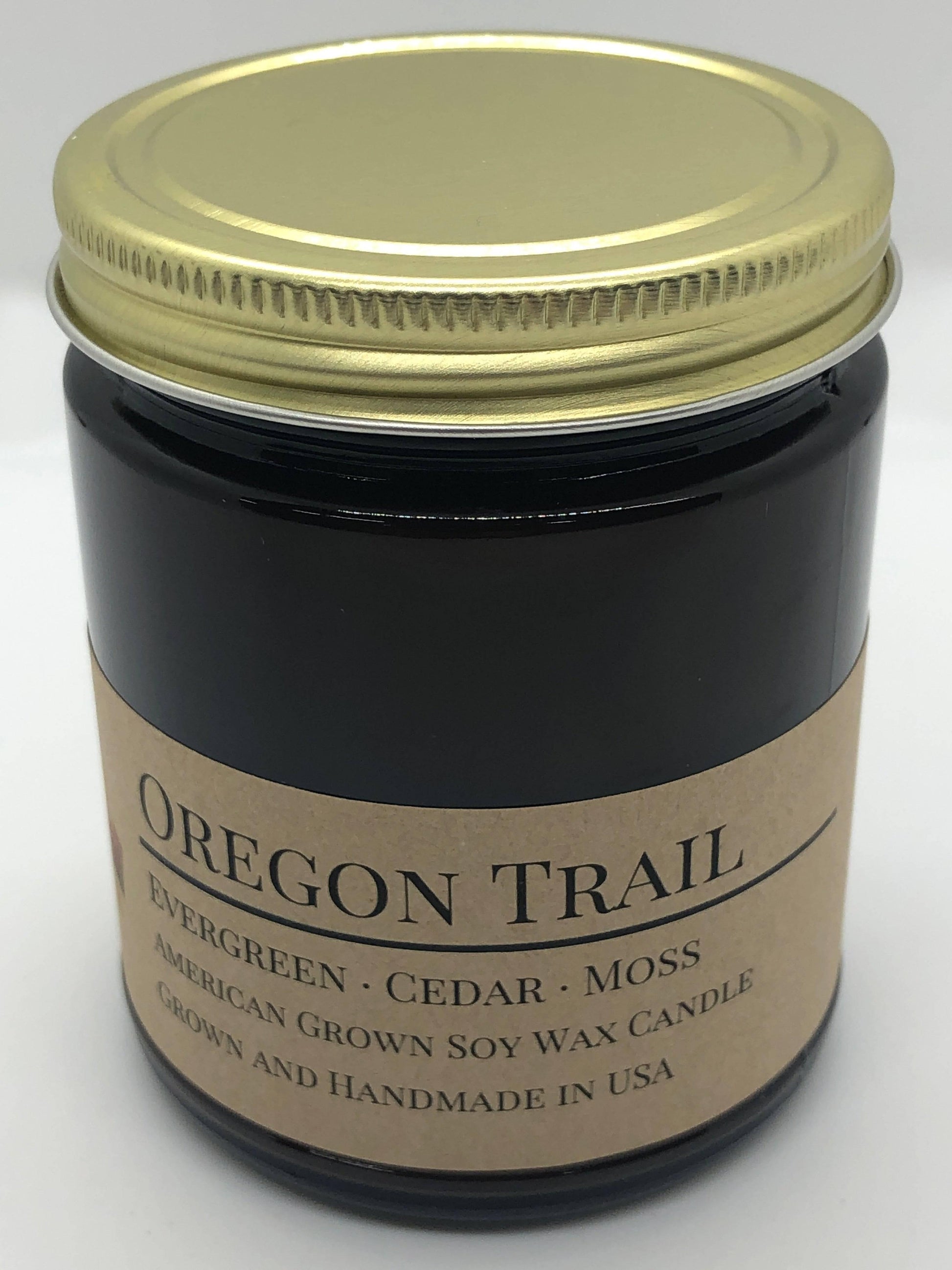 Oregon Trail Soy Wax Candle | 9 oz Amber Apothecary Jar-3