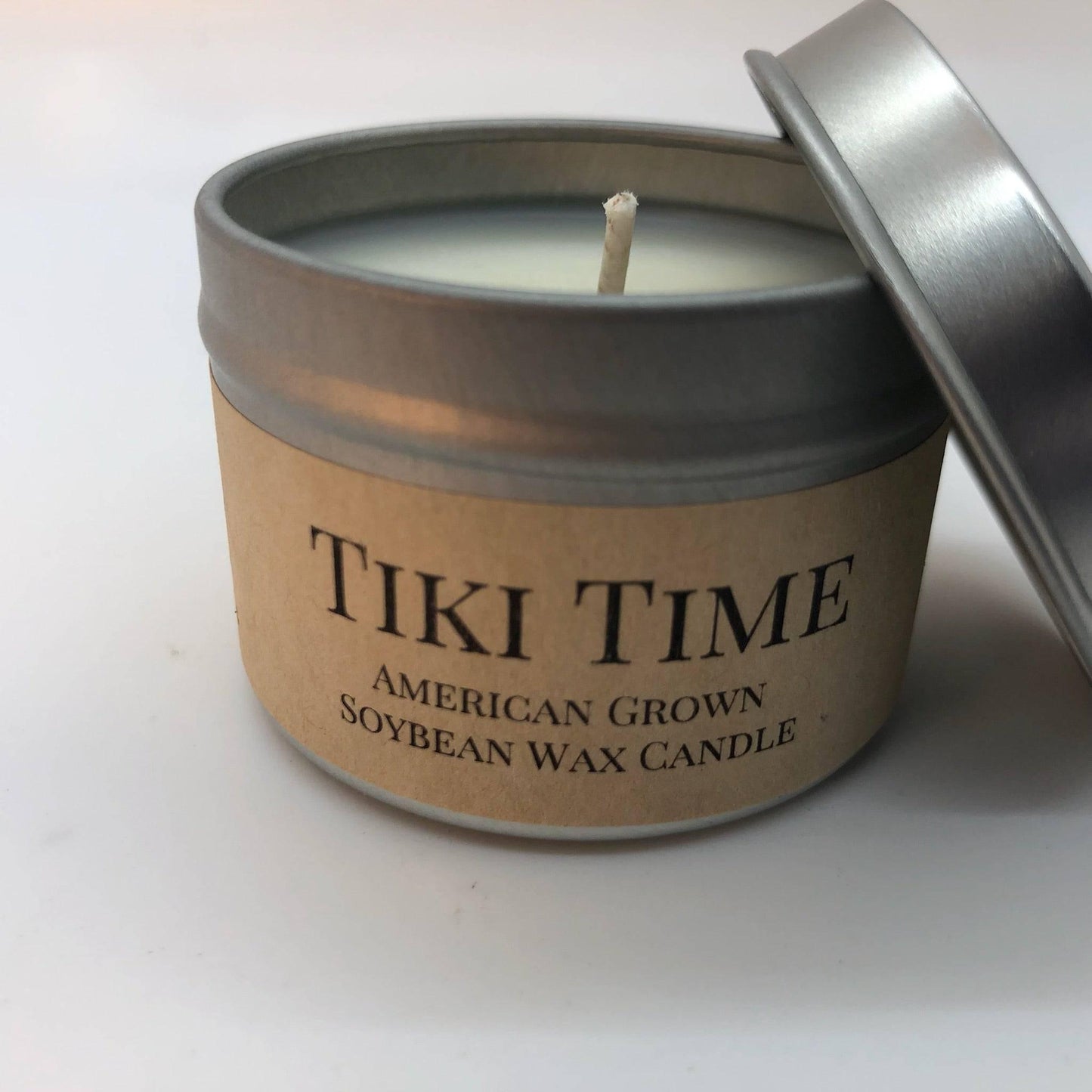 Tiki Time Soy Wax Candle | 2 oz Travel Tin-0