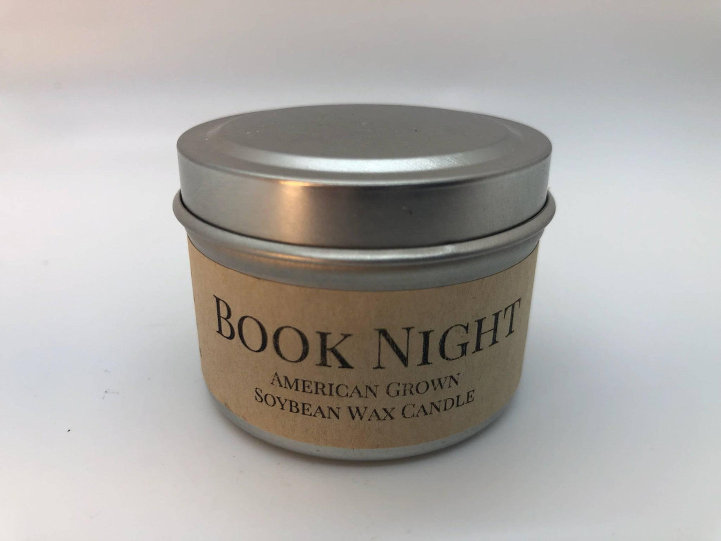 Book Night Soy Wax Candle | 2 oz Travel Tin-3