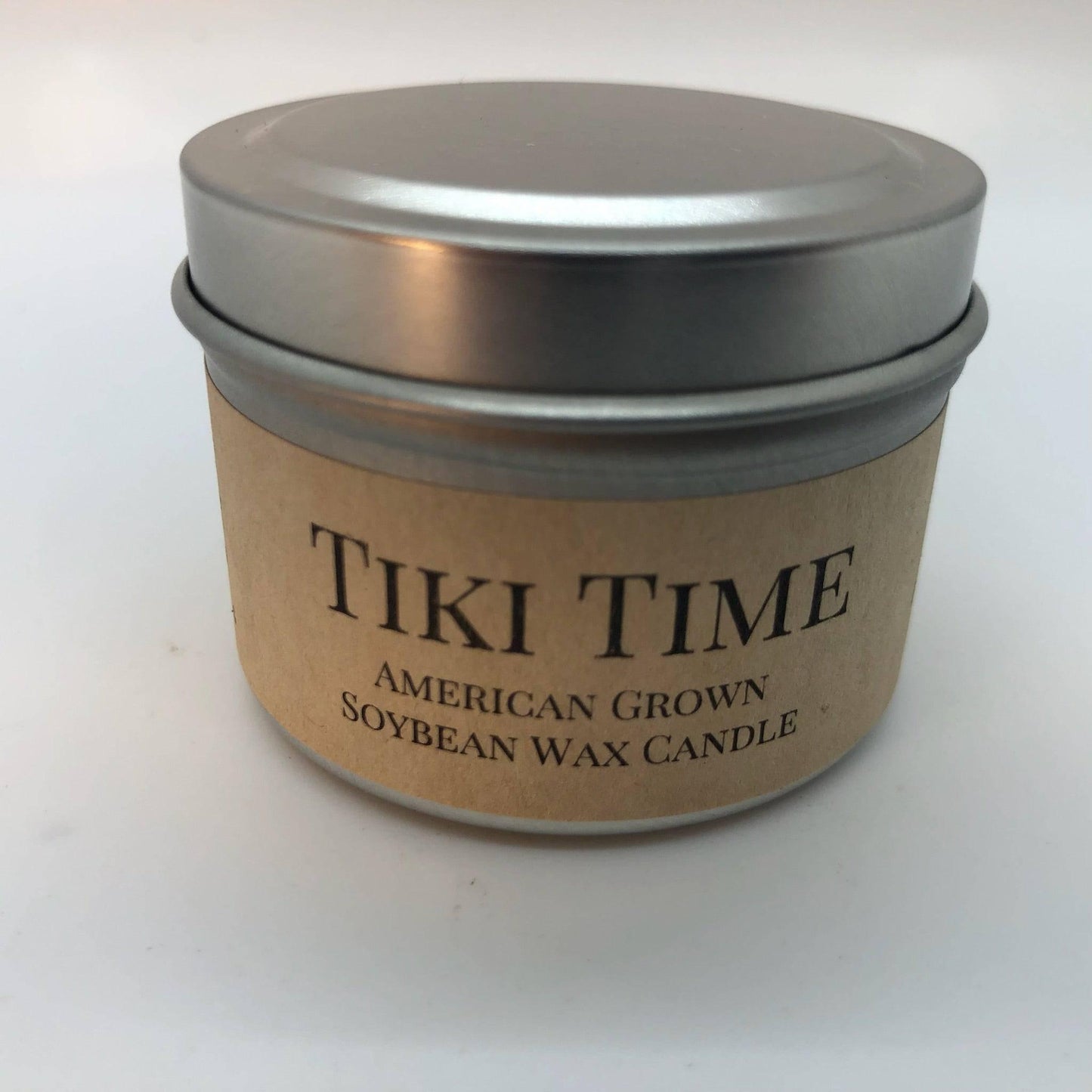 Tiki Time Soy Wax Candle | 2 oz Travel Tin-1