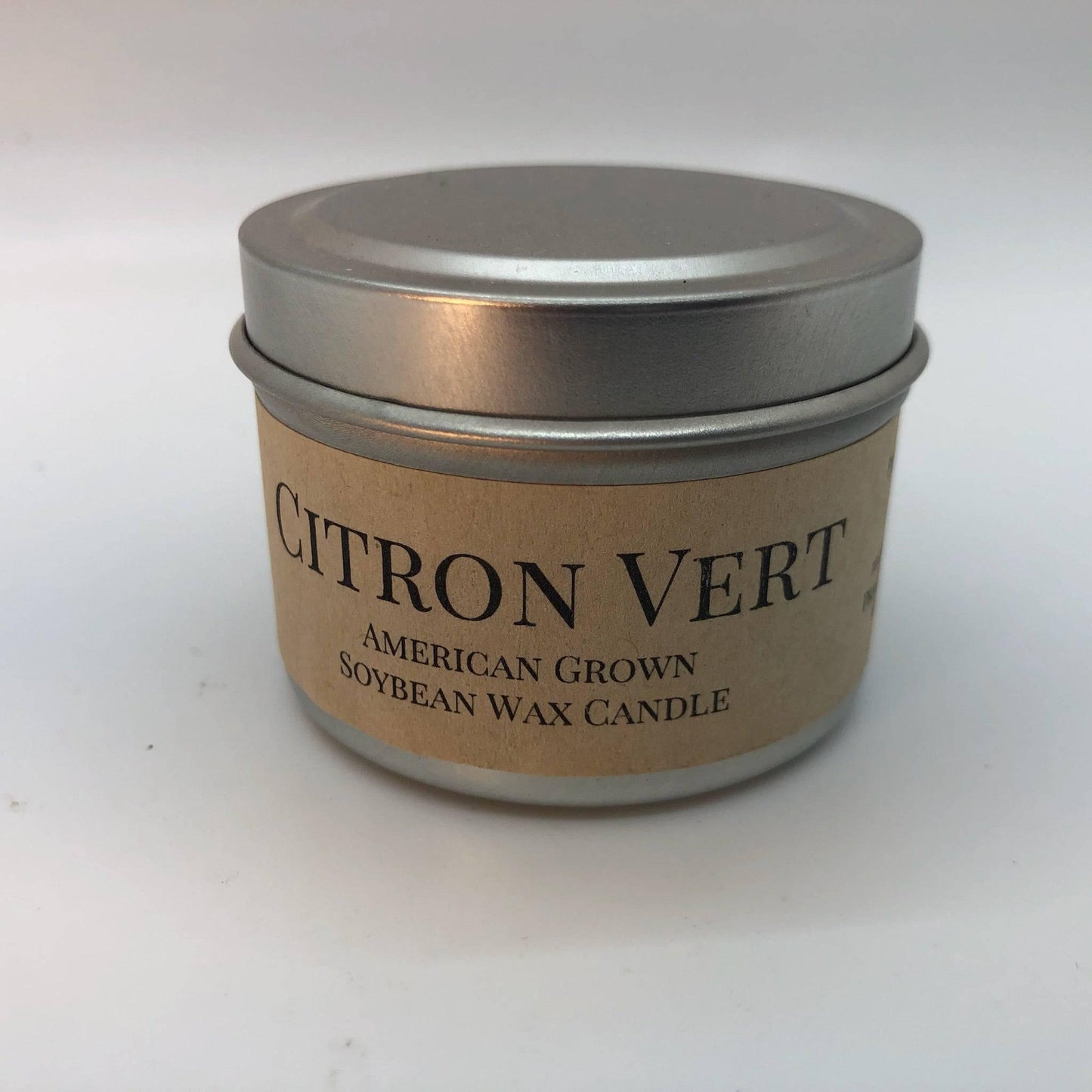 Citron Vert Soy Wax Candle | 2 oz Travel Tin-1