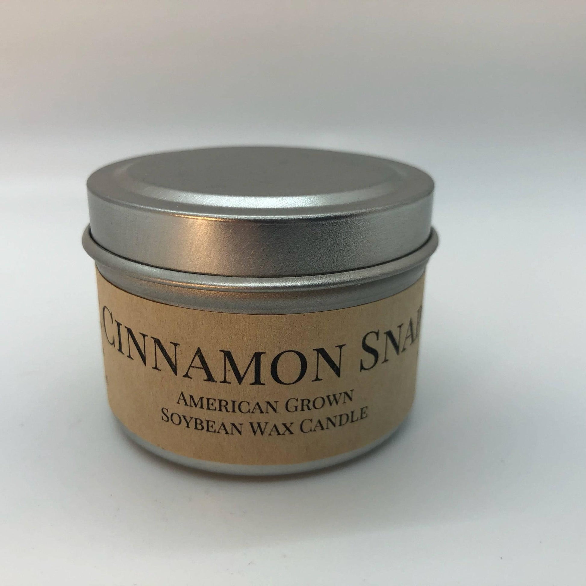 Cinnamon Snap Soy Wax Candle | 2 oz Travel Tin-1