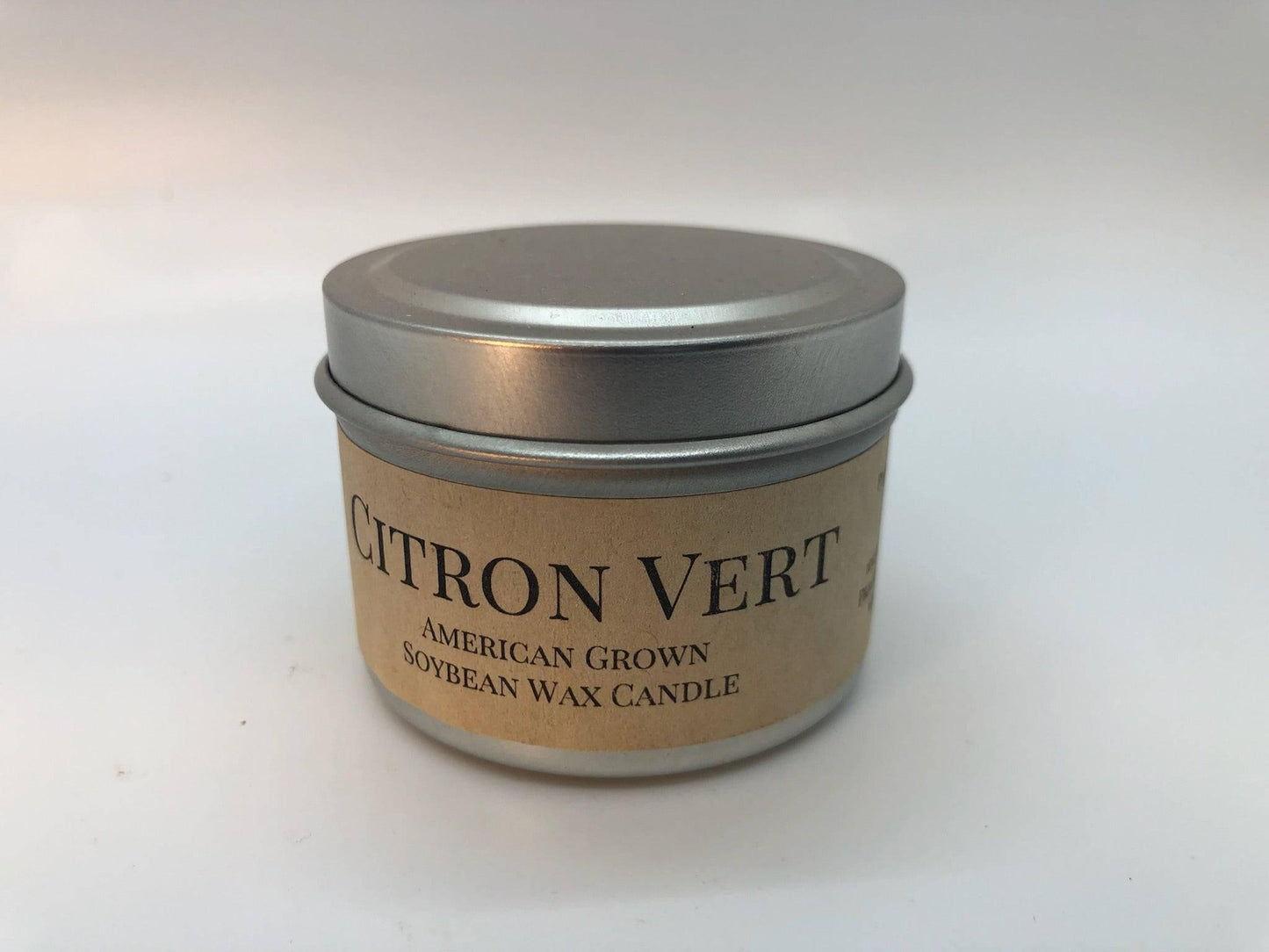 Citron Vert Soy Wax Candle | 2 oz Travel Tin-2