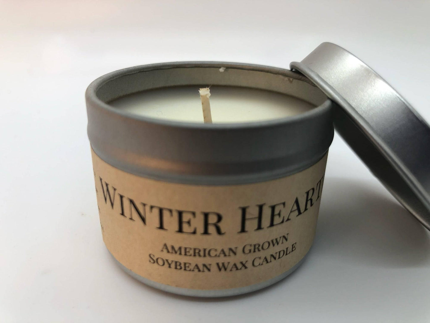 Winter Hearth Soy Wax Candle | 2 oz Travel Tin-3