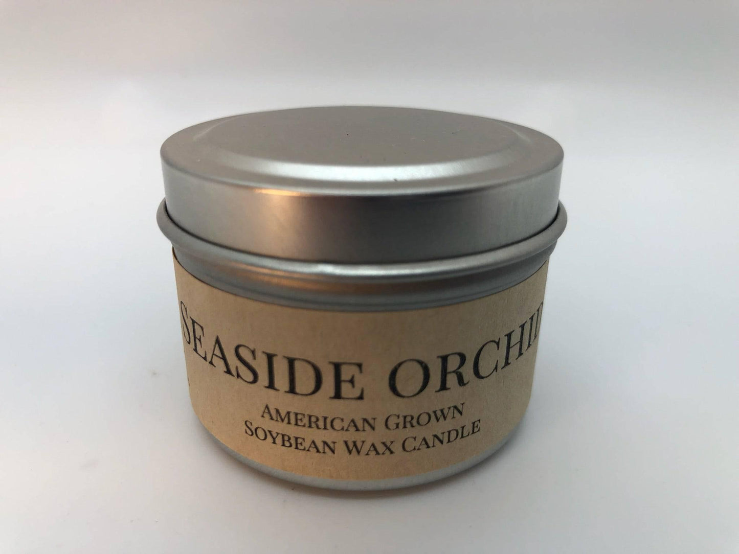 Seaside Orchid Soy Wax Candle | 2 oz Travel Tin-2