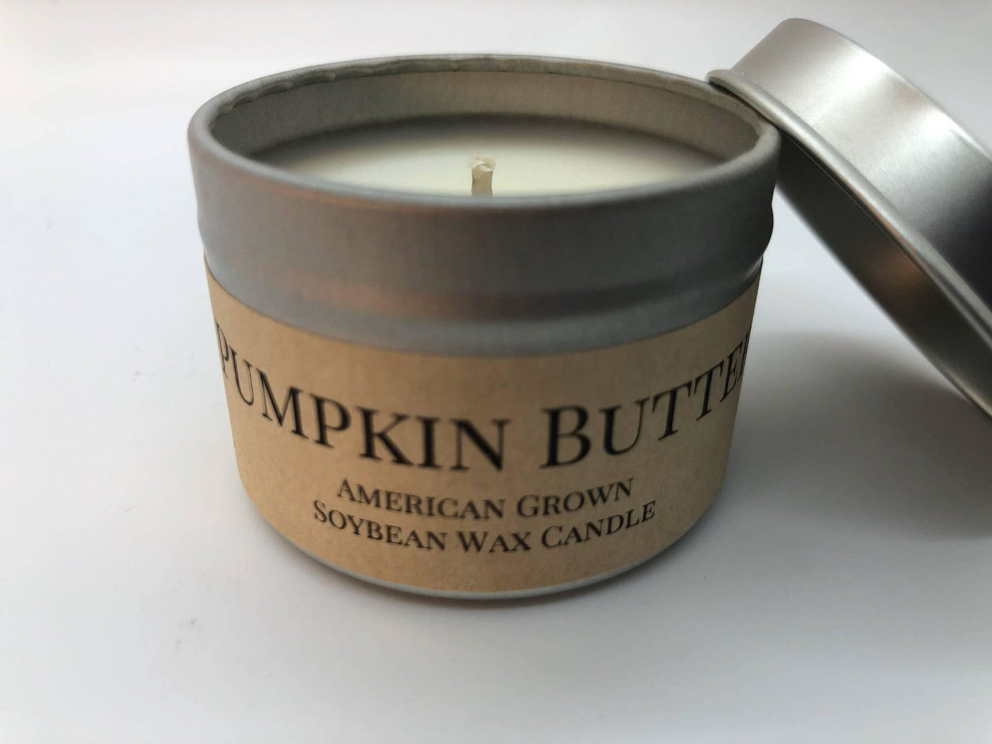 Pumpkin Butter Soy Wax Candle | 2 oz Travel Tin-3