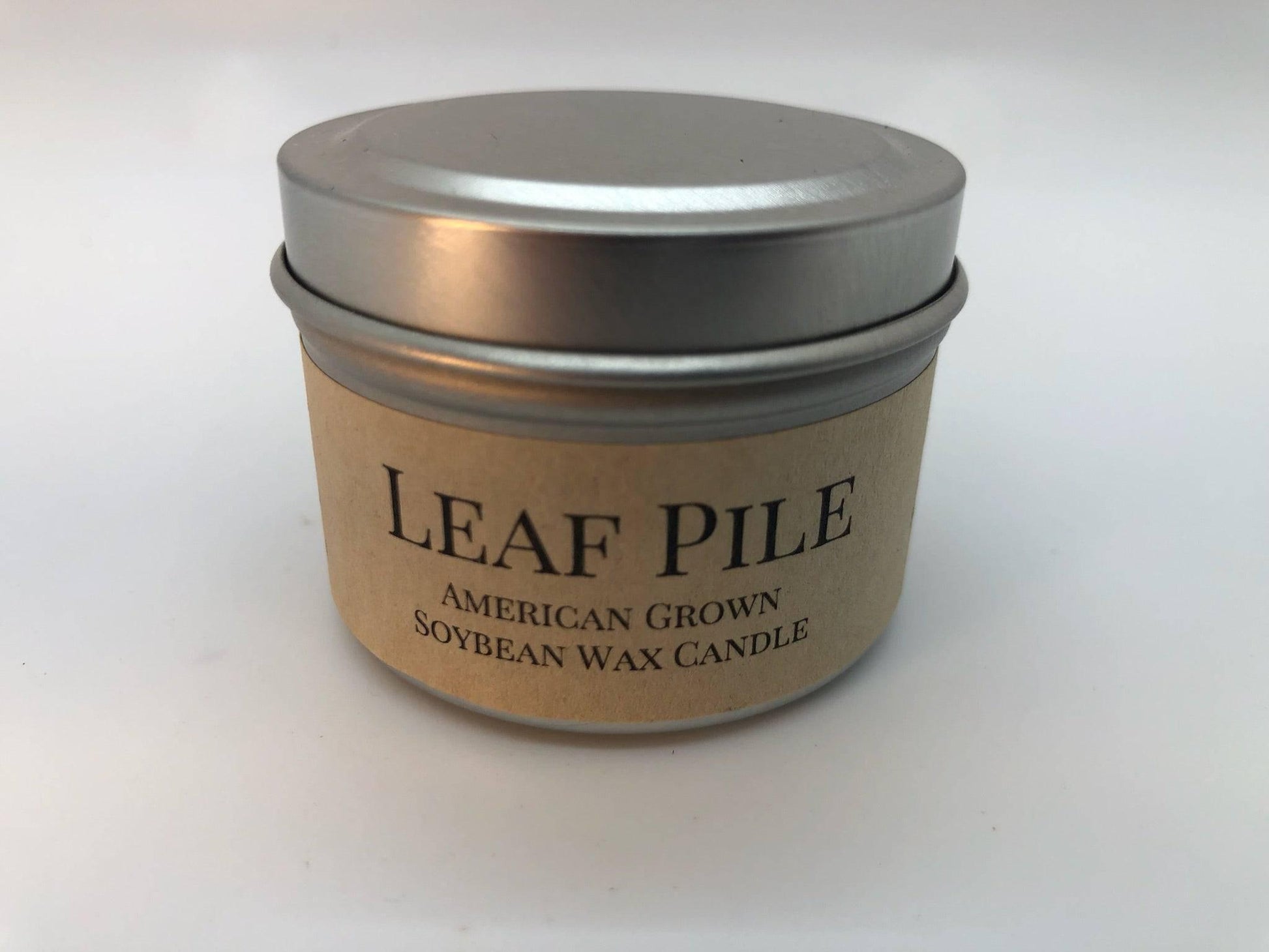 Leaf Pile Soy Wax Candle | 2 oz Travel Tin-3