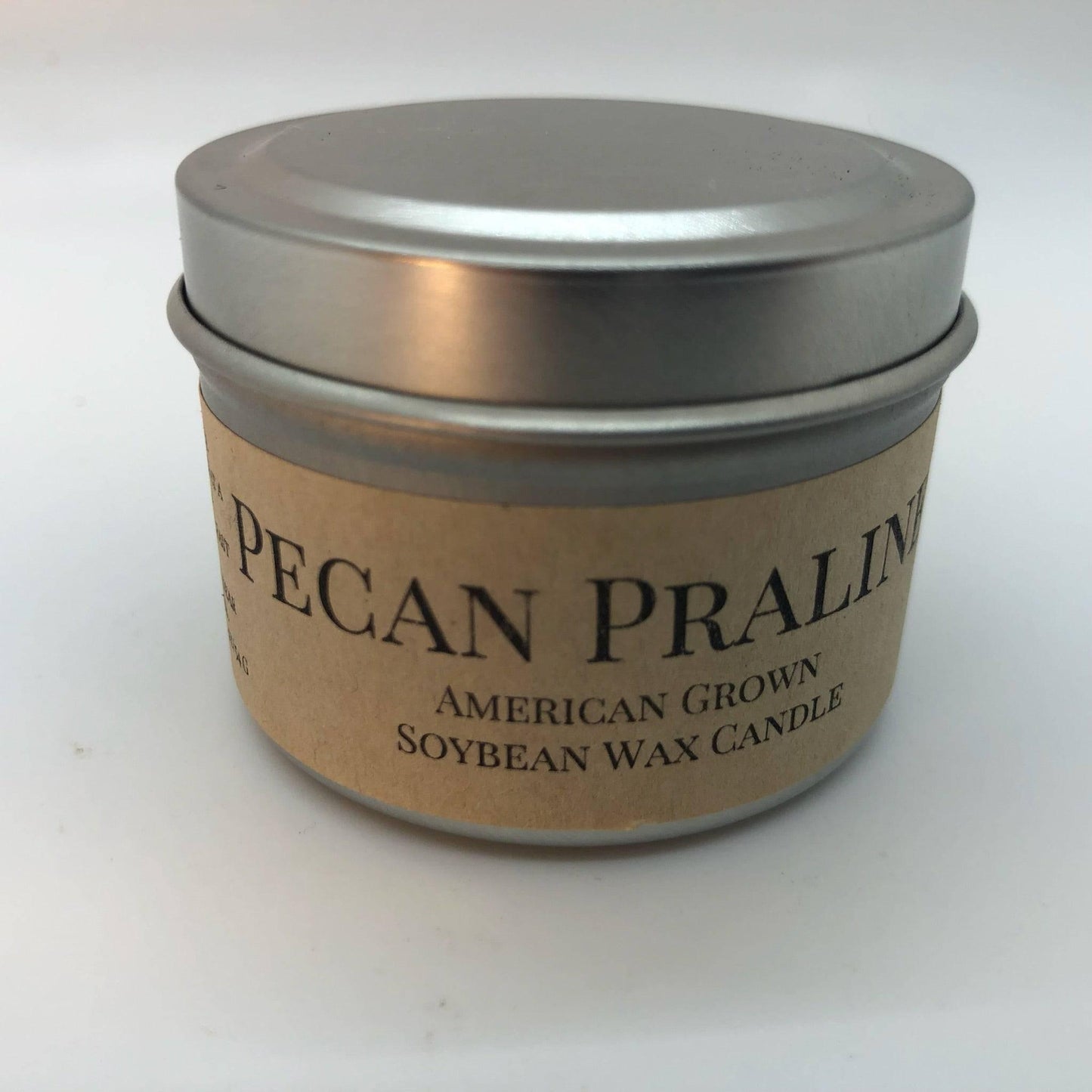 Pecan Pralines Soy Wax Candle | 2 oz Travel Tin-1