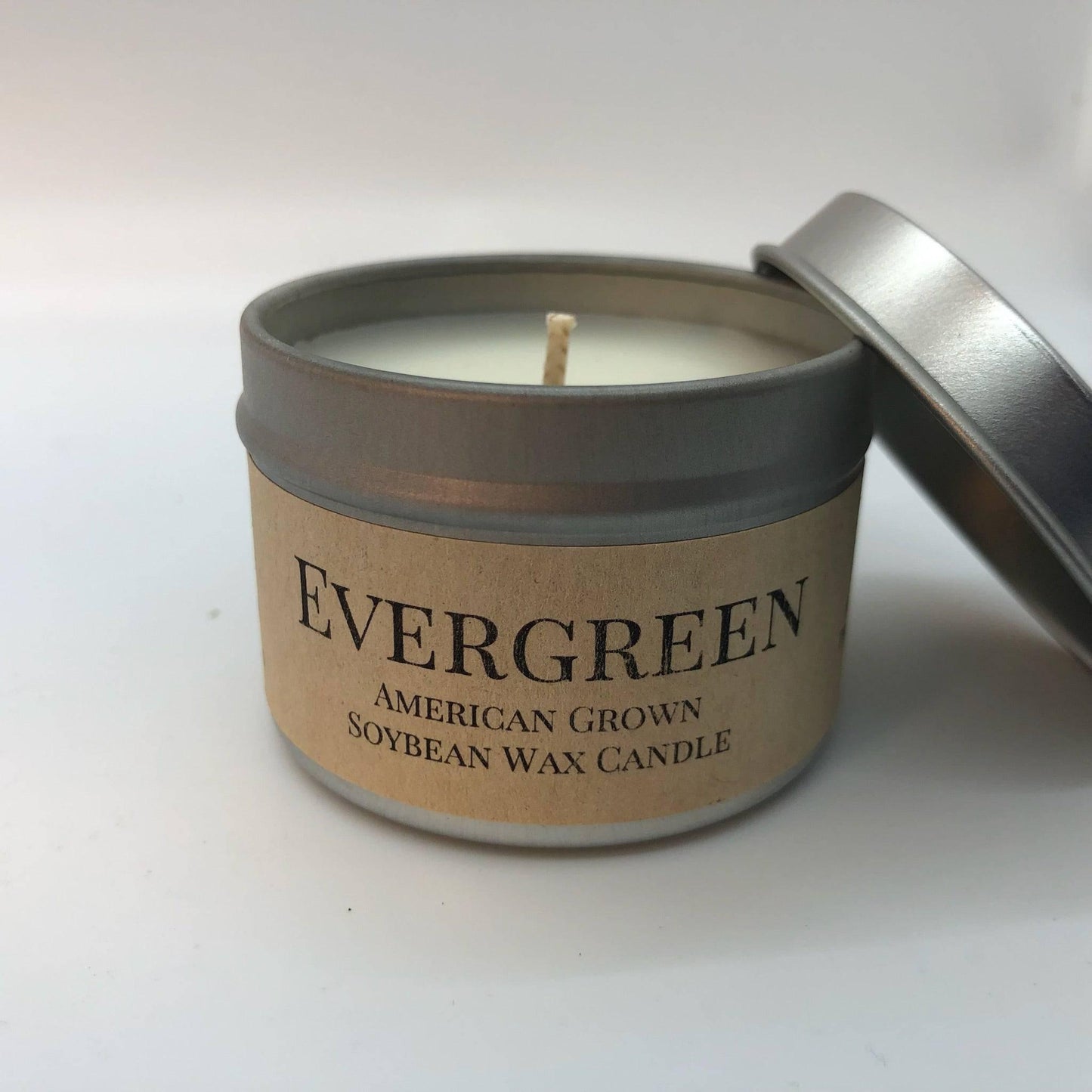 Evergreen Soy Wax Candle | 2 oz Travel Tin-1