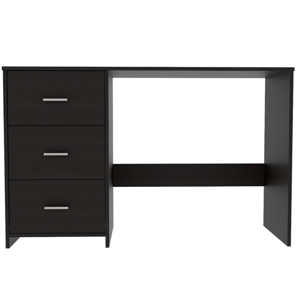 Writting Desk Riverside,Three Drawers, Black Wengue Finish-5