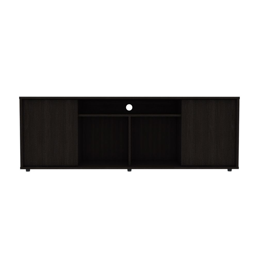 Tv Stand for TV´s up 60" Tucson, Four Shelves, Black Wengue Finish-5