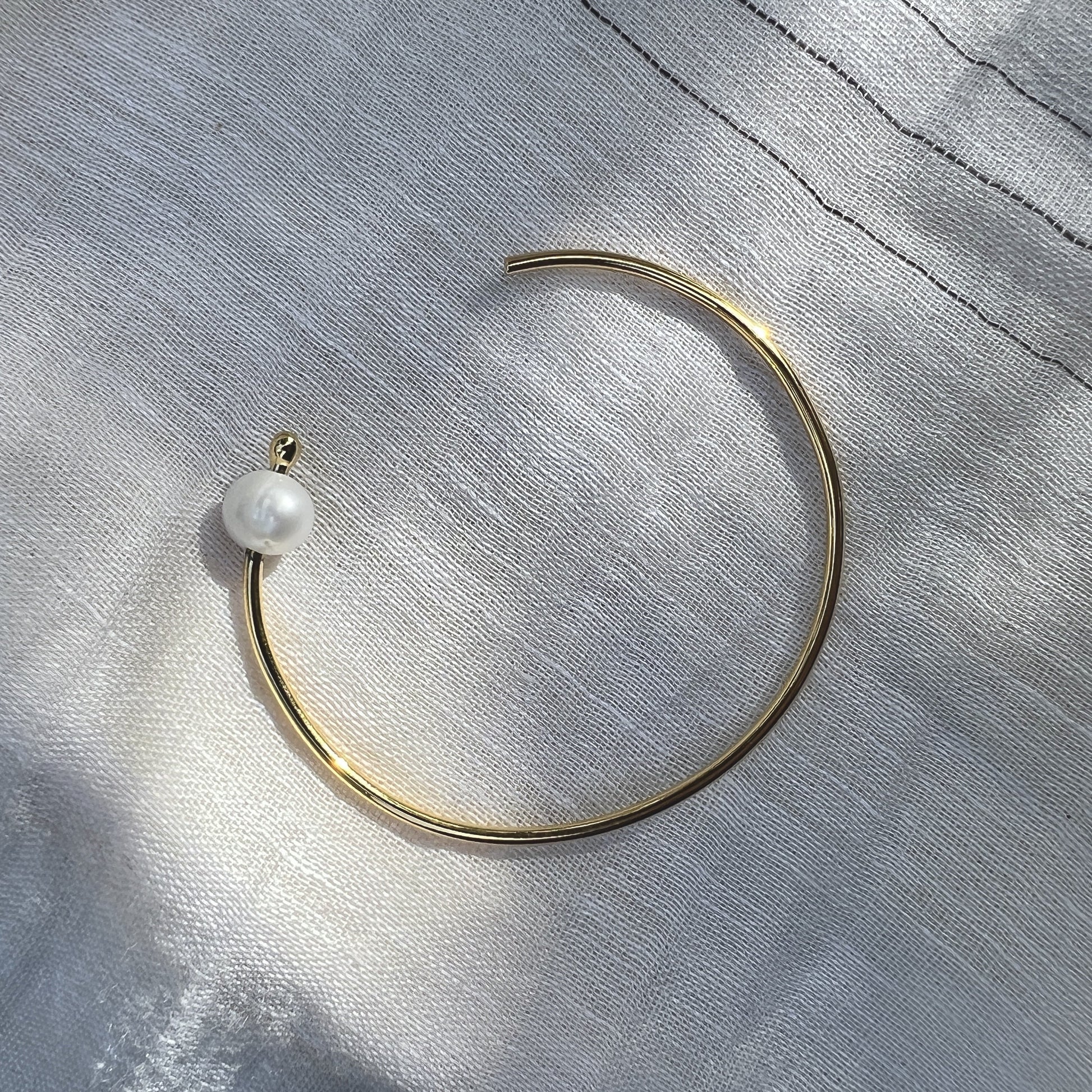 Freshwater Pearl Bangle-2