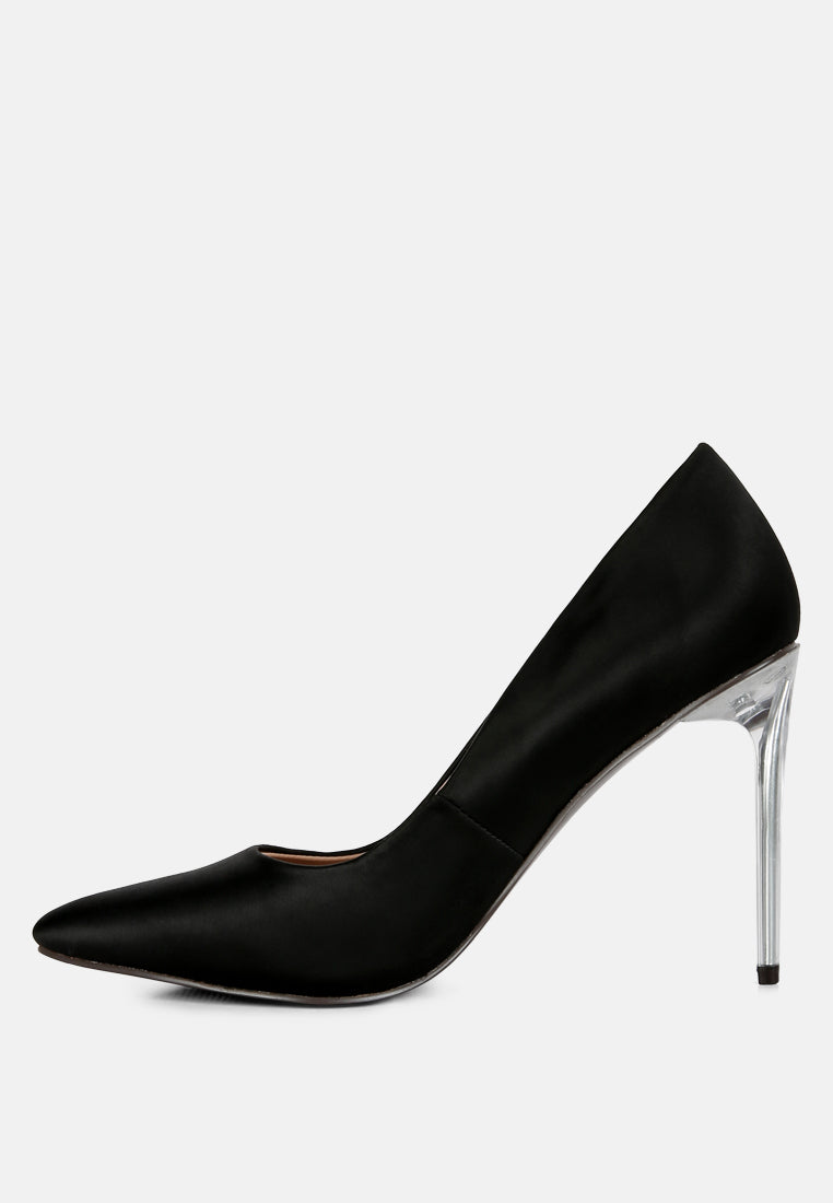 stakes clear high heel satin pump heels-10