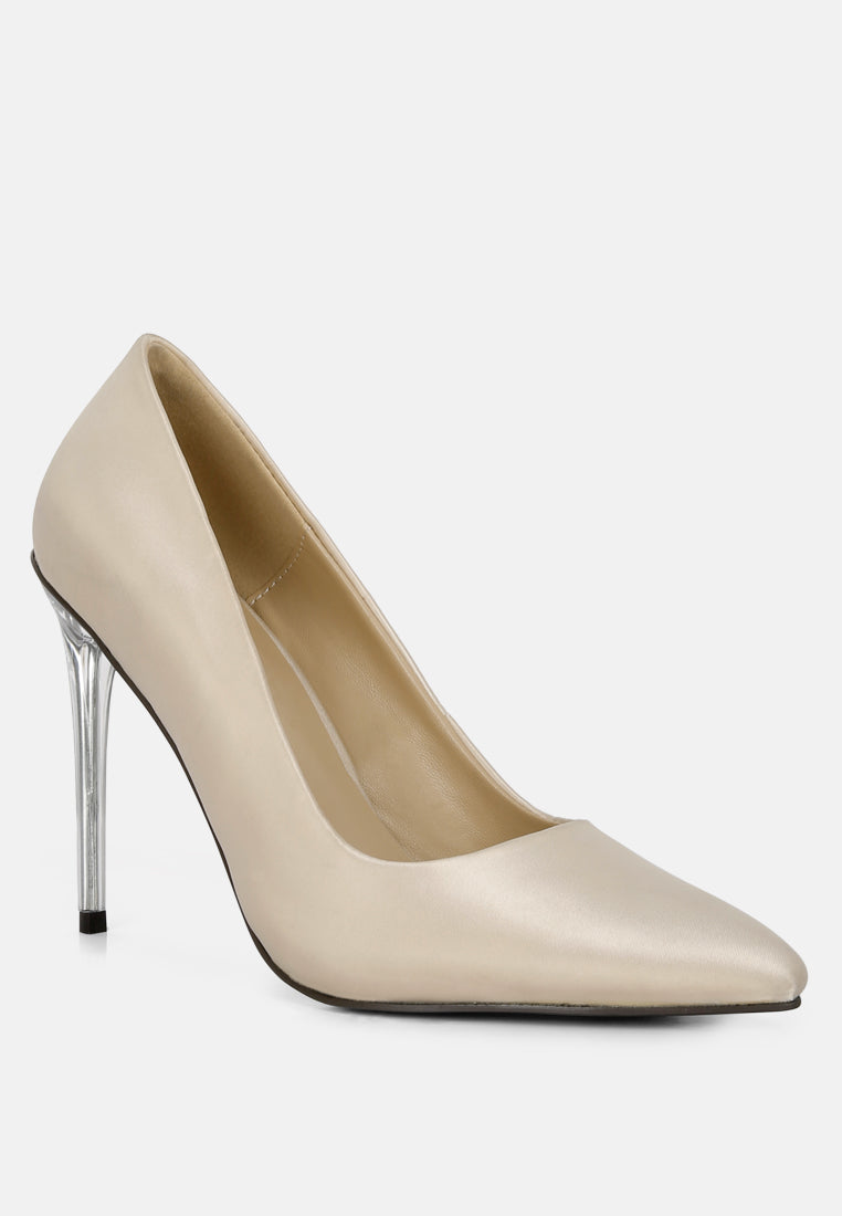 stakes clear high heel satin pump heels-1