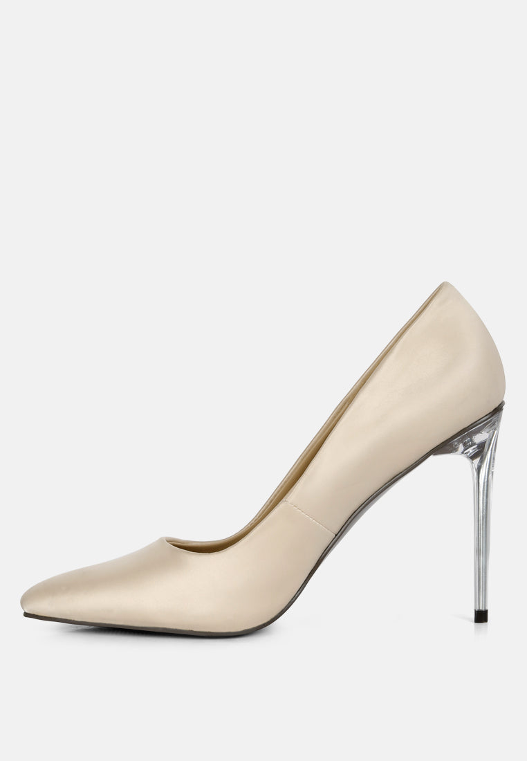 stakes clear high heel satin pump heels-3