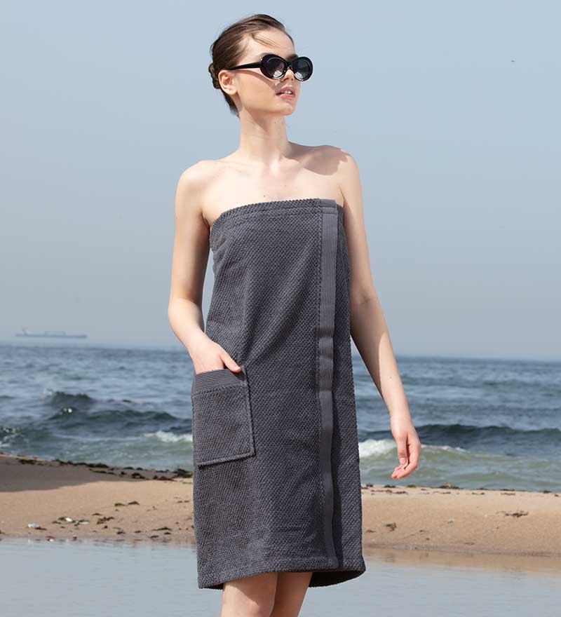 Women's Turkish Cotton Towel Wrap-4